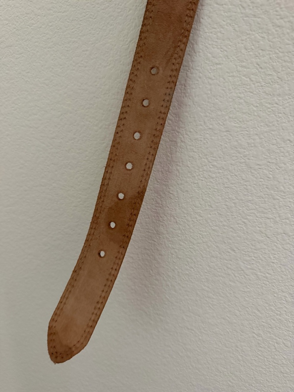 Columbia Tan Leather Belt with Silver Buckle - Picture 4 of 7